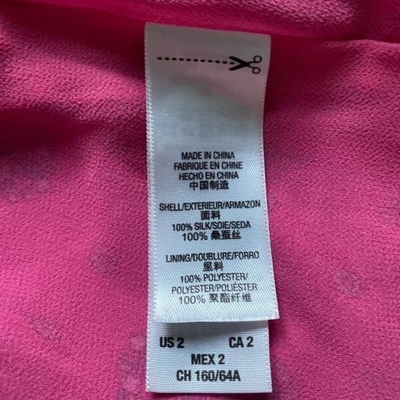 𝅺JUICY COUTURE Silk pink hilt boho paisley shorts tie belt summer - Picture 3 of 8